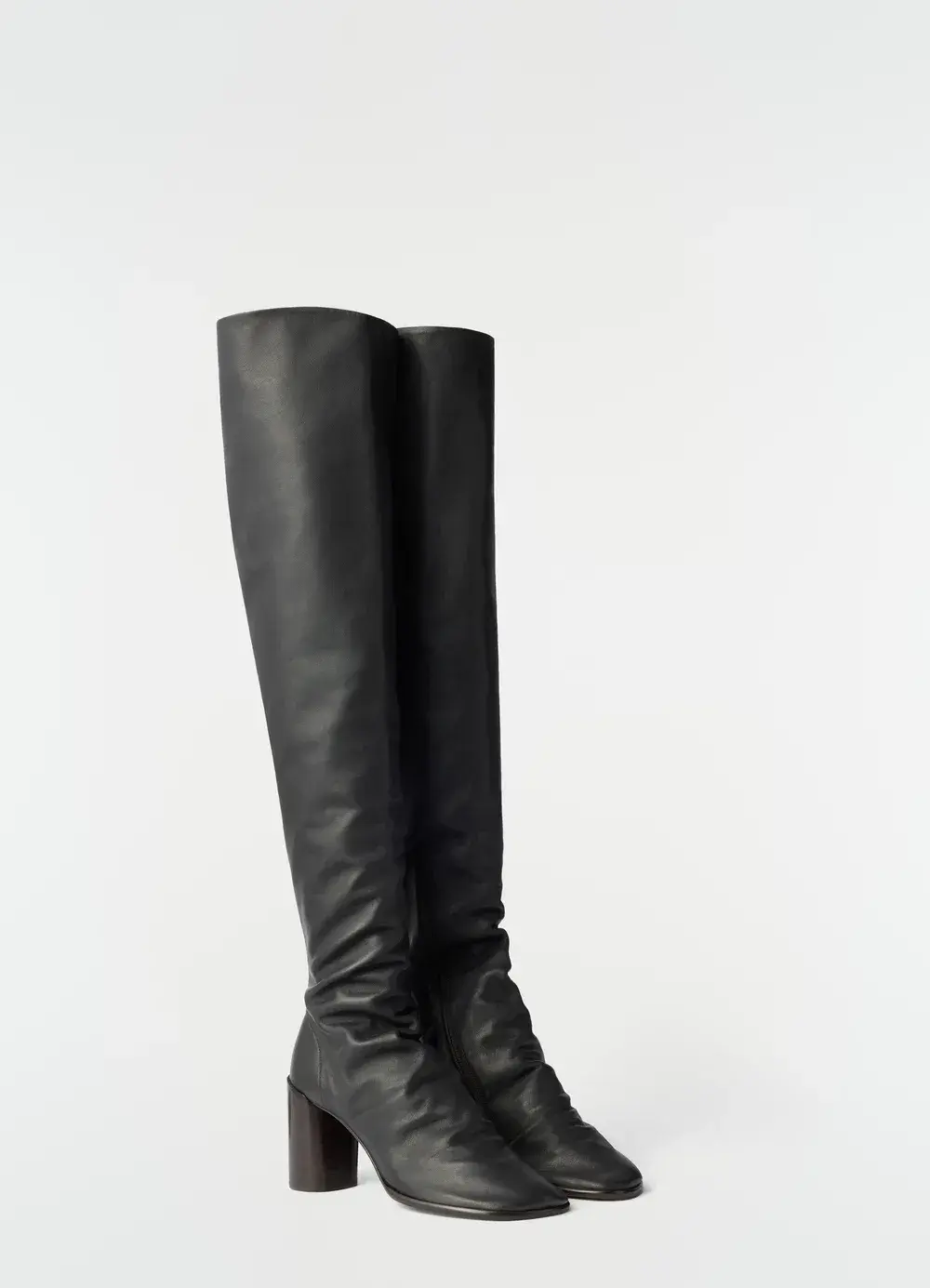 Leather Boots in Black, alternate view