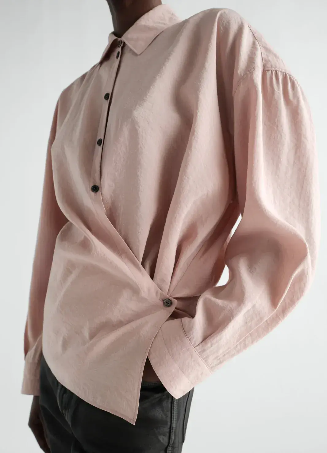 Cashmere Sweater in Rust, alternate view
